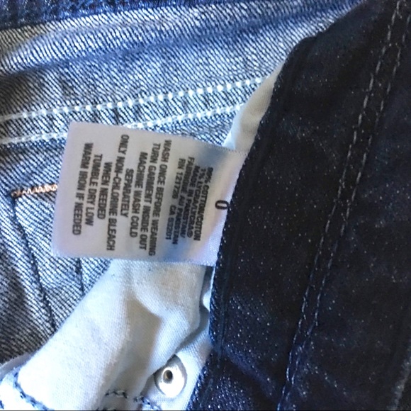 Aeropostale midi Jean Shorts Size 0 - 2 - Picture 4 of 4